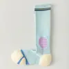 Calcetines de Compresión para Pantorrillas de Mujer, Estilo Primavera y Otoño, Tubo Largo, Suela de Toalla, Absorbentes de Sudor, Transpirables, Especiales para Yoga, Deportes y Running para Mujer