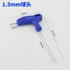 Llave Allen tipo T al por mayor de fábrica CRV hexagonal hexagonal destornillador doméstico mango de plástico herramientas de ferretería