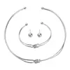 Juego de Collares Gargantilla Corta Versátiles de Perlas Artificiales para Bodas Transfronterizas, Juego de Collares Gargantilla Exagerados y Elegantes, Exquisitos Accesorios de Banquete