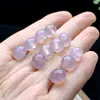 Ágata Rosa-Roxo Contas de Maçã Contas Soltas Acessórios Calcedônia Contas de Tambor Acessórios DIY Contas para Pulseira Contas de Maçã de Ágata