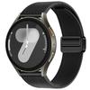 Adequado para pulseira de relógio Samsung Watch7 com fivela magnética, Pulseira de relógio composta de couro de silicone, Pulseira de relógio Huawei Gt7, Universal 22mm