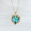 Colección de collares de vida marina para mujer cobre con incrustaciones de circonio chapado en oro real colgante estrella de mar delfín pez dorado cadena clavicular collar femenino