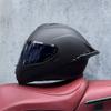 Casco Integral Lvs Versión Mejorada Punto Cruzado Casco de Doble Visor Casco de Seguridad para Todas las Estaciones para Hombres Motociclista Femenina Motocicleta Doble Visor