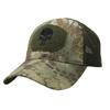 Boné de Beisebol Militar Camuflado Outdoor para Fãs Militares Forças Especiais Tático Camuflado Chapéu Caveira Aba Protetora Velcro