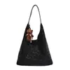 Bolso Retro con Estampado de Leopardo Escarchado para el Trayecto Diario Mujer 2025 Nueva Moda Bolso Tote Ligero Gran Capacidad Bolso de Hombro Casual