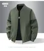 Jaqueta Nova Masculina Casual Versátil Tendência Gola Baseball Jovem Tamanho Grande Primavera e Outono Roupa Exterior Versátil Jaqueta Bomber
