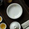 Mi Yan Porcelana Blanca Pintada a Mano Maceta de Orquídeas Soporte Hecho a Mano Puro Mesa de Remojo en Seco Cuenco para Almacenamiento de Agua Soporte para Maceta Plato de Refresco para el Hogar Mesa de Té Pequeña