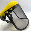 Máscara Protectora Antisalpicaduras, Pantalla Facial, Casco de Seguridad, Cortacésped Antiexplosión, Sombrero para Podadora de Setos, Sombrero de Alambre de Púas Antiexplosión, Protección Facial