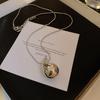 Diseño Estilo Bosque Pendientes y Collar de Acrílico con Forma de Gota de Agua y Metal con un Ambiente de Moda Europeo y Americano Minimalista y Único