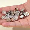 Botões Pequenos de Plástico Estilo Chanel com Strass Versáteis para Suéteres, Cardigãs, Camisas de Chiffon, Botões de Manga e Colarinho, Camisas, Vestidos, Botões Decorativos