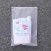 Bolsa de Almacenamiento para Viaje Ropa Ropa Ropa Interior Bolsa de Empaque Portátil Equipaje Transparente Translúcido Cremallera de Dibujos Animados