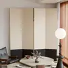 Biombo Plegable Móvil de Alto Nivel Floral Estilo Francés para Sala de Estar, Comedor, Pared de Fondo de Sofá, Entrada de Casa de Huéspedes