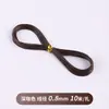 He 10m / Hilo de Cera Coreano Cordón de Cuero Pulsera Trenzada Hecha a Mano Hilo para Tejer Cordón Redondo de Cera de Alta Gama Al por Mayor