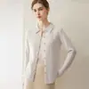 Novedad Otoño 2026 Cárdigan 100% Cachemira Pura Cuello Polo Suéter de Punto para Mujer Estilo Simple Versátil