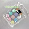 Fada das Unhas Pó Aurora Rosa Nude Iluminador Pele de Gelo Iridescente Sereia Material Artesanal Pó Espelho Mágico Decoração de Unhas