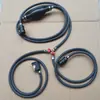 Tanque de combustible y manguera de combustible para motor fueraborda, adecuado para motores de gasolina y diésel, con una válvula conector de tres vías amarilla de 8-10 mm para modificación