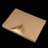 En stock tamaño a4 color claro color oscuro color cartón corte interior etiqueta de papel autoadhesiva sticker en blanco para computadora impresión láser inkjet
