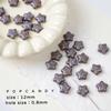 Esmalte Tcheco Pequena Estrela Contas DIY Pulseira Colar Brincos Importado Retro Feito à Mão Importado Estilo de Contas Coleção