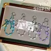 Cadena para Teléfono de Cuentas Flor de Campanilla, Llavero de Moño de Cristal, Accesorios Colgantes para Bolsos, Adorno para Llavero de Coche Venta al por Mayor