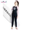 Traje de buceo infantil transfronterizo de 2,5 mm, de una pieza, de manga larga, resistente al frío, cálido, para niñas, para hacer snorkel y surf, traje de baño de invierno