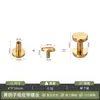 Venta al por mayor del fabricante Remaches de latón de cabeza plana y cabeza redonda Tornillos para metal de cabeza de sartén y cabeza plana