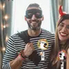 Porta-credencial retráctil de Fantasma, Gato Negro y Calabaza de Halloween, Carrete acrílico giratorio, Clip para credencial de identificación