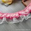 9cm multicolor multicapa gasa encaje volantes DIY Lolita material para paraguas ropa decoración de falda accesorios para calcetines