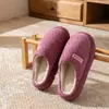 Zapatillas de Algodón Cálidas para el Hogar para Mujer 2026 Nuevas Otoño/Invierno Interiores Antideslizantes Felpa Plus Suela Gruesa Suave Zapatos de Algodón para Pareja para Hombre