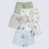 Calzoncillos tipo bóxer de algodón puro para niños con estampados de dibujos animados, Shorts para edades de 3 a 12 años, Ropa interior sin apretar, Venta al por mayor de fábrica