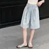 Pantalones Cortos de Cinco Puntos de Secado Rápido para Niñas Verano 2026 Nuevos Pantalones Cortos de Estilo Coreano Modernos para Niñas Mayores Pantalones Finos de Moda de Longitud Media
