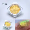 [Cielo Melocotón] Polvo Mágico Espejo Mágico para Uñas Artísticas Camaleónicas de Alta Calidad Sombra de Ojos Destacador Brillo Pintura Acuarela Pigmento