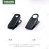 Clip de metal para permiso de trabajo, accesorios de exhibición, clip de hierro, clip de placa de exhibición, clip de etiqueta de doble orificio, venta al por mayor de fábrica