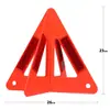 Trípode Plegable para Coche Señal de Advertencia Estacionamiento de Accidente Trípode Señal Reflectante de Larga Distancia Kit de Inspección Anual