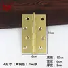 Dobradiça Antiga Chinesa de Cobre Puro Porta de Madeira Montagem Oculta Porta de Armário Dobrável Tela Dobrável Latão Espessado Abertura Plana Dobradiça Escovada