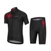 SALETU Traje de Ciclismo de Tirantes de Manga Corta de Araña Verano Ropa de Bicicleta para Hombre Competición de Bicicleta de Montaña