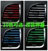 10 accesorios para coche en caja moldura interior tira de moldura tira de moldura de salida de aire puerto de aire acondicionado tira brillante tira decorativa en forma de U