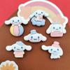 Globo de Nube de Dibujos Animados Marca de Palabra Serie Perro de Orejas Grandes Accesorios de Resina DIY Funda de Teléfono Accesorios para el Cabello Pasador Joyería Parche
