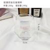 Vela de Aromaterapia DIY Feita à Mão Copo Vazio de Vidro Vidro Fosco Preto e Branco Transparente Copo de Cera DIY Recipiente para Vela Caseira