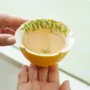 Taza de Té Pequeña de Cerámica Blanca Margarita de Mineral de Roca Hecha en Fábrica, Taza Especial de Maestro, Juego de Té Personal para Mujeres, Taza de Degustación