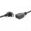 Cable Adaptador Minihdmi Codo Abajo Minihdmi Macho a HDMI Hembra Conexión Teléfono Móvil Tableta Cable de Datos para TV