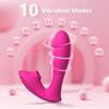 Masturbador Feminino Angela Vibrador de Sucção 10 Frequências Orgasmo Wear Bastão de Massagem Silicone Sexo Suprimentos Adultos