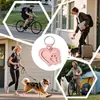 Llavero con Forma de Corazón y Huella de Gato para Guardar Pelo de Mascotas Colgante Recuerdo de Pelo de Cuero PU Decoración Portátil para Bolsa Venta al por Mayor