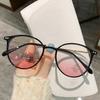 Gafas Rosadas Pure Desire para Mujer Se Pueden Equipar con Miopía con Receta Estilo Coreano Moderno Que Muestran el Rostro Pequeño Artefacto de Maquillaje Gafas de Sol de PC Ultraligeras