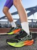Heartbeat 9ª Generación Nuevas Zapatillas Deportivas para Correr con Absorción de Impactos Malla Doble Engrosada Fluorescentes Modelo Familiar Realmente Explosivas Suela Suave Deportivas Placa de Carbono Casual