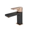 Grifo de Lavabo Cuadrado Ampliado de Cobre Puro de Guangdong, Monomando Frío Único, Agujero Único, Lavabo, Lavabo de Baño