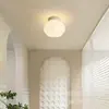 Luz de Pasillo Color Crema, Entrada de Pasillo Moderna Minimalista, Lámpara de Techo de Calabaza de Moda, Iluminación de Armario