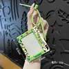 Mini Quadro Magnético de Desenho Desenho Animado para Crianças, Quadro de Rabiscos Portátil, Quadro de Pintura Magnético, Pingente Pendurado, Brinquedo Educacional