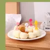 Tenedor de Fruta de Dibujos Animados Japoneses Lujo Accesible Gama Alta Tenedor de Gatito Plástico Tenedor para Fiesta Festiva de Pastel 10 Piezas