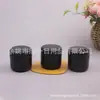 Pote de creme preto 150g, pote de pomada, recipiente para creme facial, pote reutilizável, pote para creme de mãos, pote para cera de cabelo, pote para máscara de argila