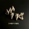 25 cabezas aleación punk pincho DIY remache accesorios material diy Clavo metálico rock Liu Ding
